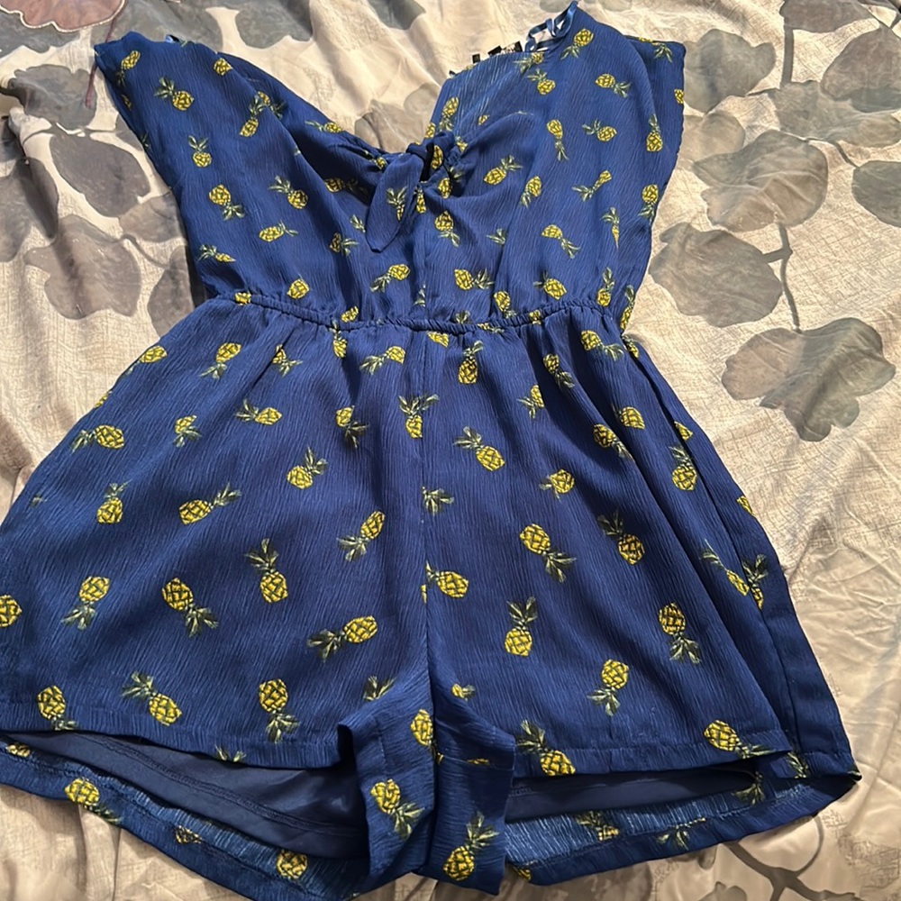Blue romper